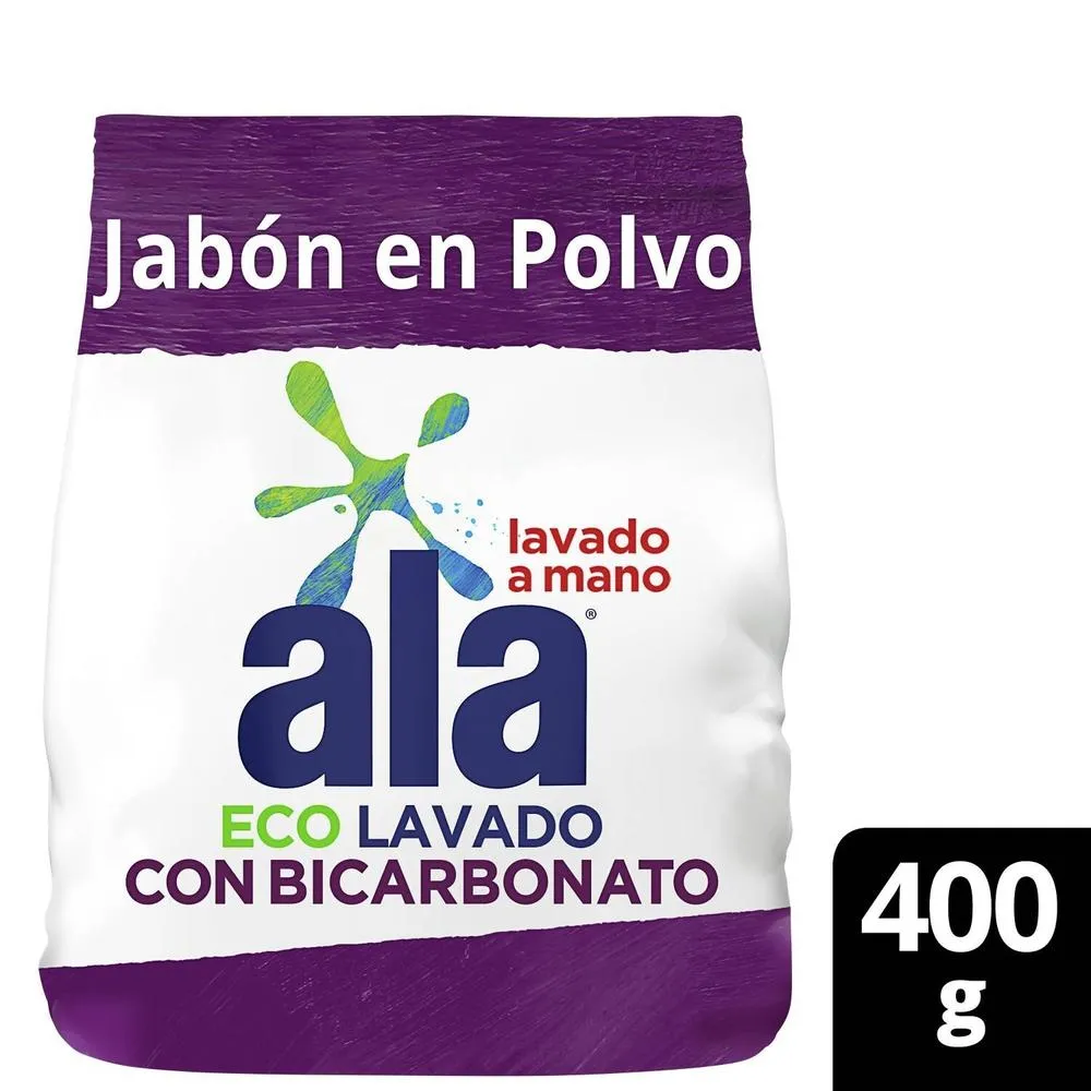 Jabon Ala Lavado a Mano con Bicarbonato Blancura x 400gr