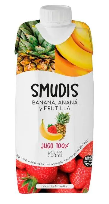 Jujo de Anana Banana Y frutilla Smudis 500 ml