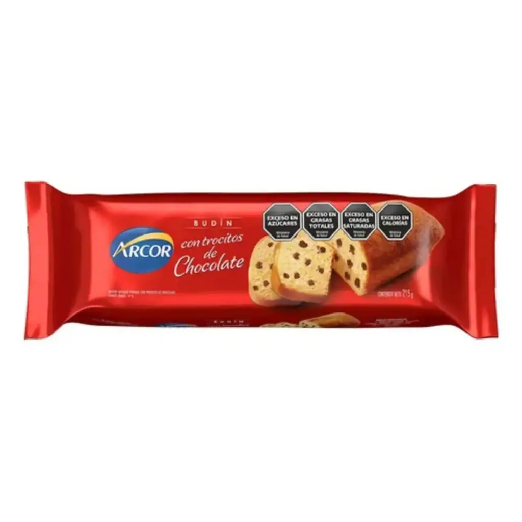 Budín Con Chips Arcor 215 g
