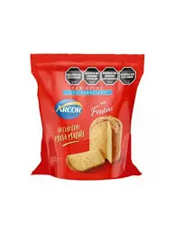 Pan dulce Arcor tipo madrileño chips chocolate 400grs