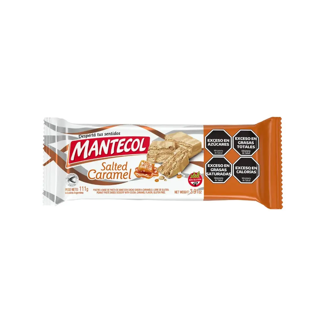 Postre de maní Mantecol caramel 111 grs