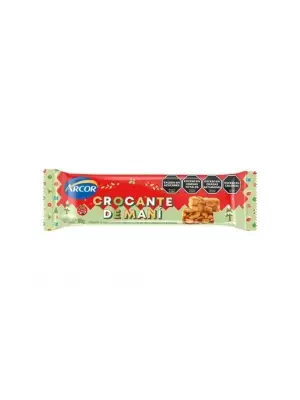 Turrón arcor de maní crocante 80grs