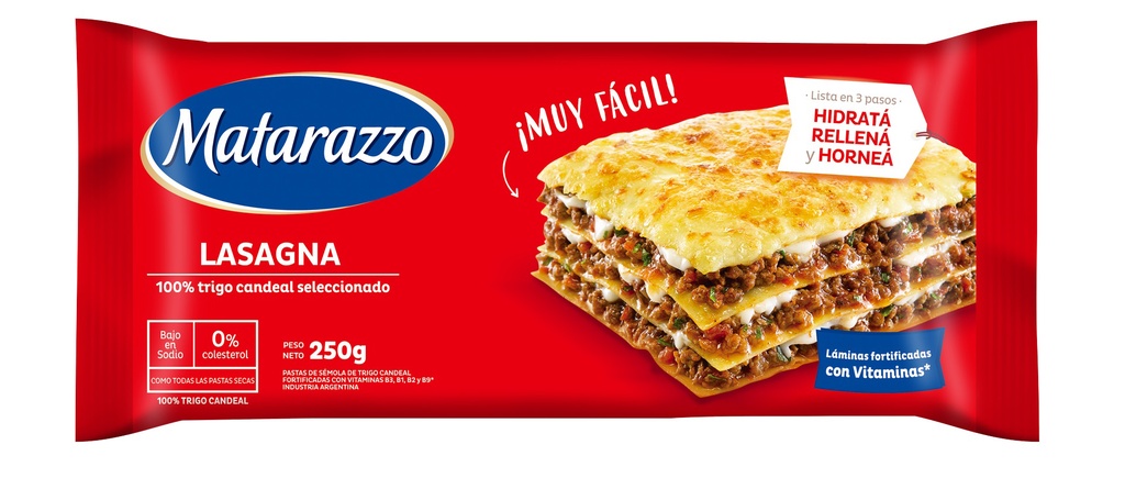 Lasagna Fortificada Matarazzo 250g