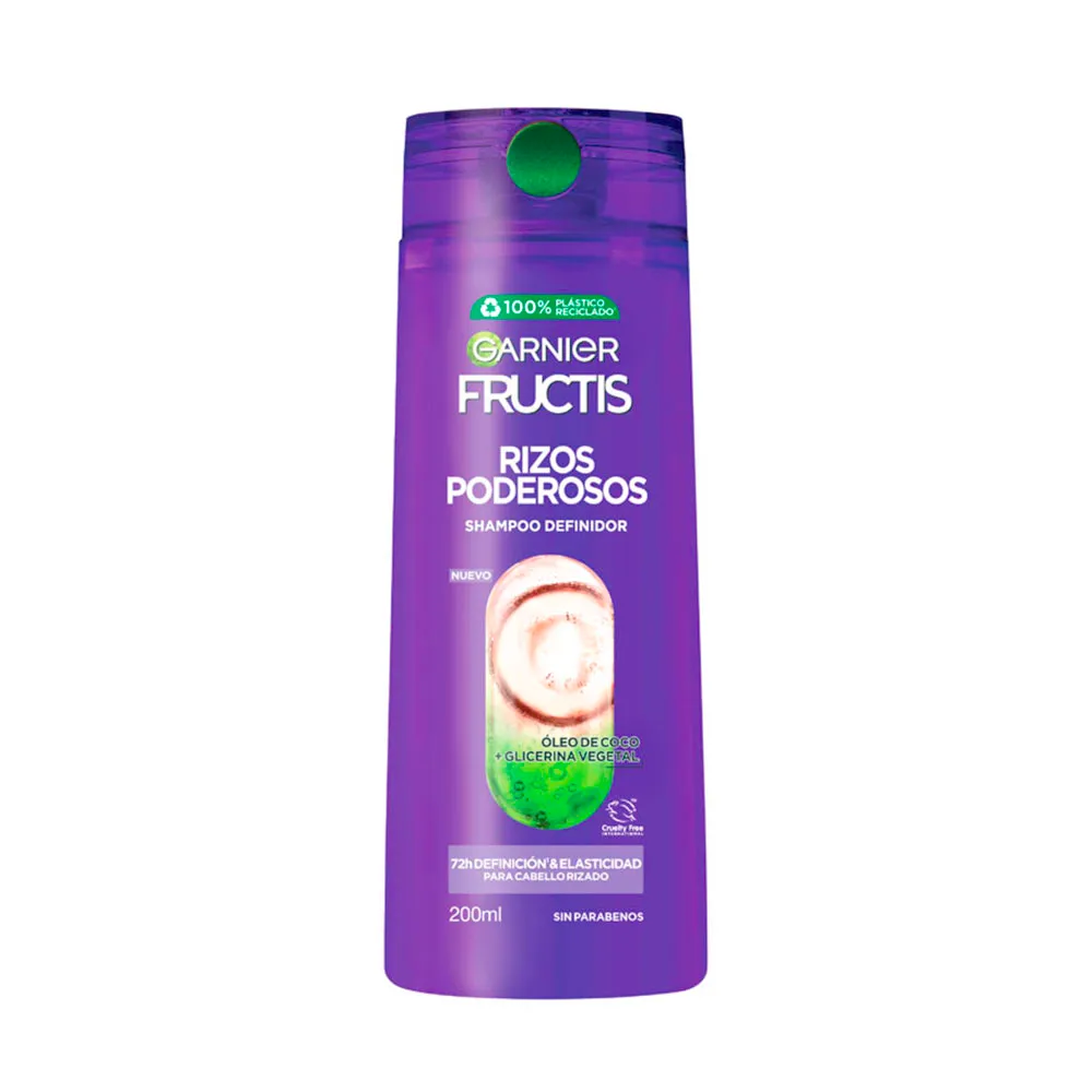 Shampoo Fructis Rizos Poderosos X 200 Ml
