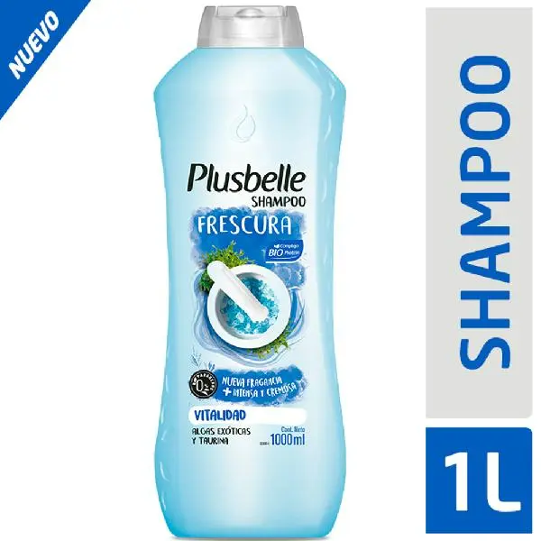Shampoo plusbelle frescura vitalidad 1000cm3