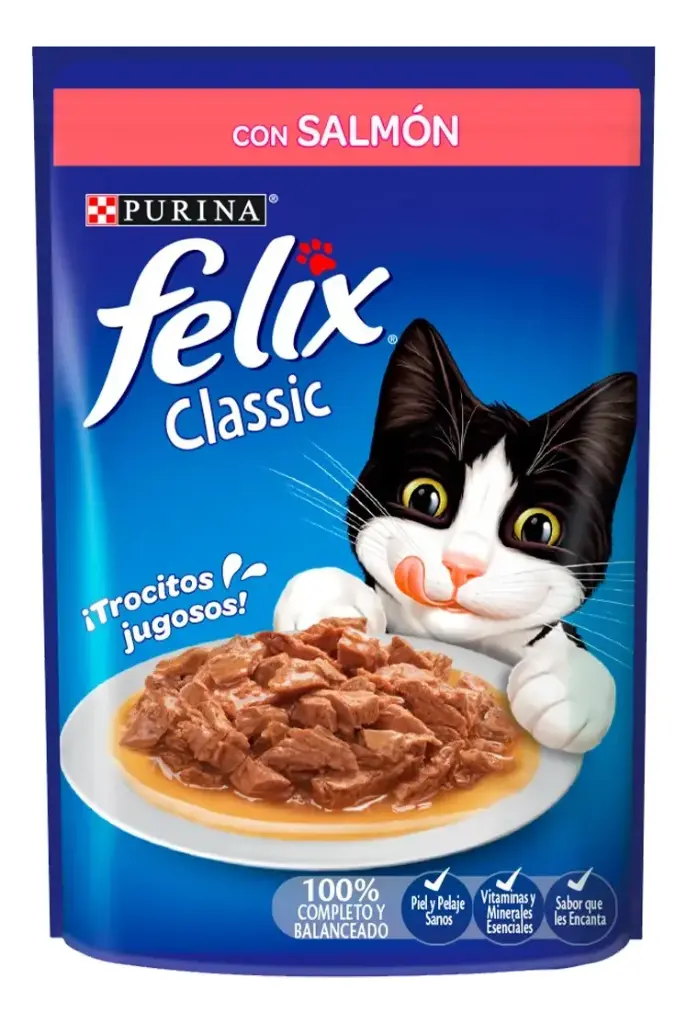 Alimento Humedo Salmon Felix 85 g