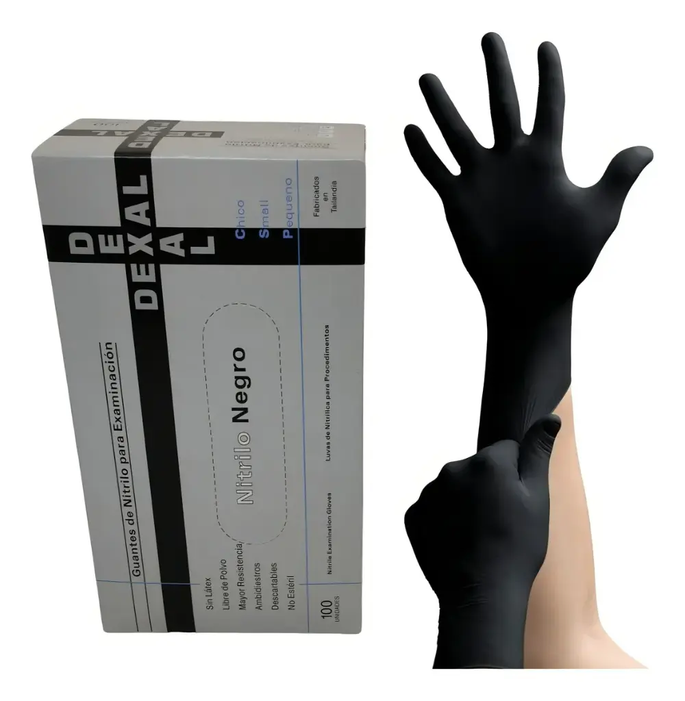Guantes de Nitrilo Talla M Dexal 100 u