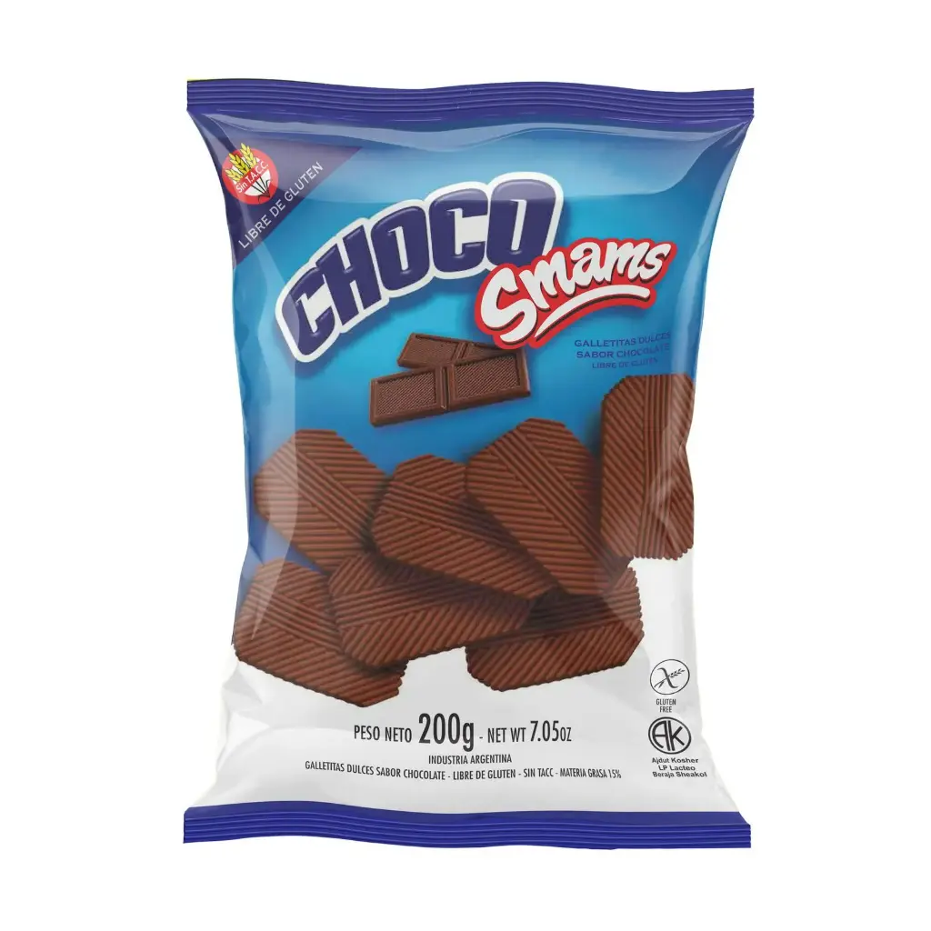 Galletitas con chocolate Chocosmams 200 g.