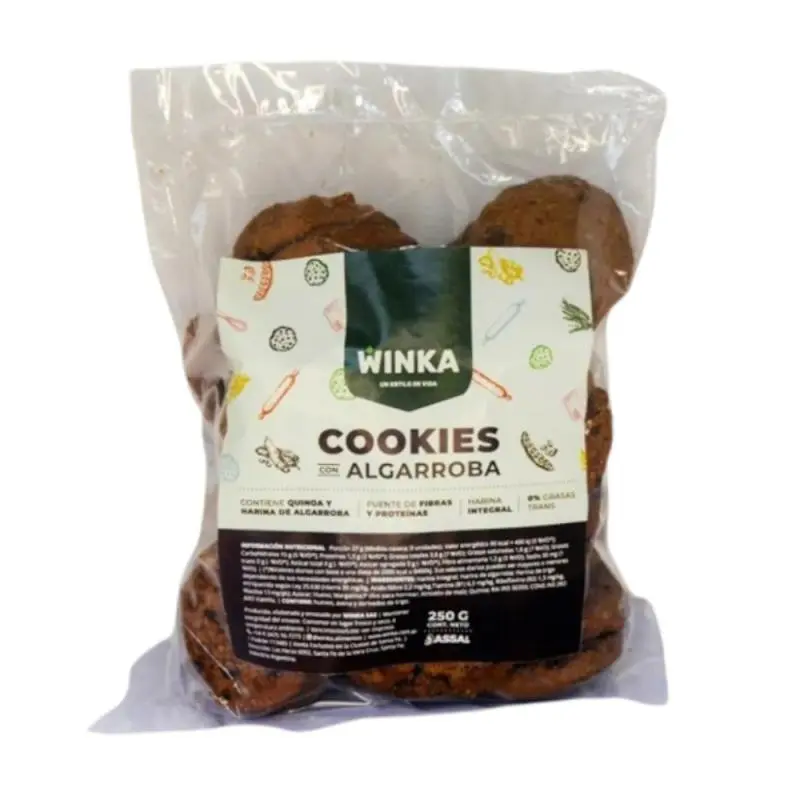 Cookies Integrales Algarroba Winka 200 g