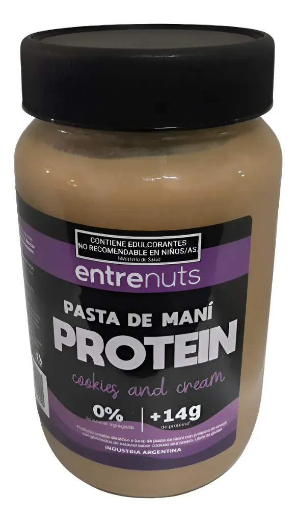 Pasta De Mani Protein Cookies Y Cream Entrenuts 370g