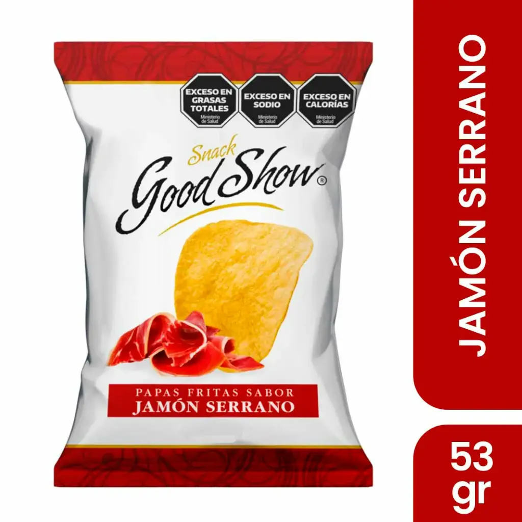 Papas Goodshow Jamon Serrano x 53gr