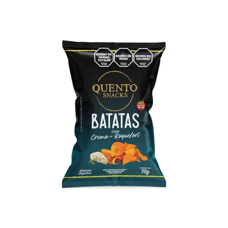 Snack Batata Roquefort Quento 70 g