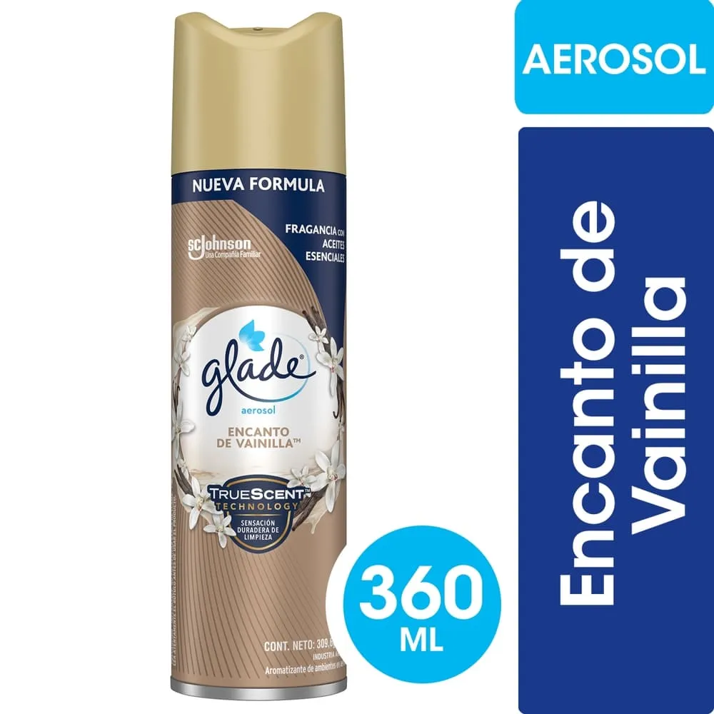 Desodorante Ambiente Glade Aerosol Vainilla 360ml