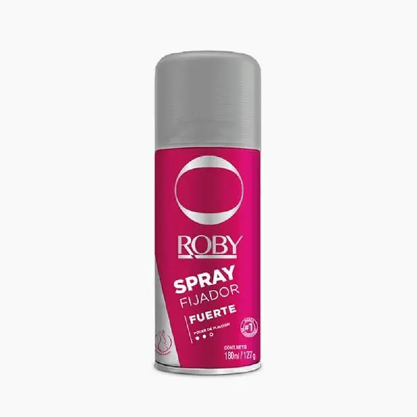 Spray fijador roby fuerte 127grs