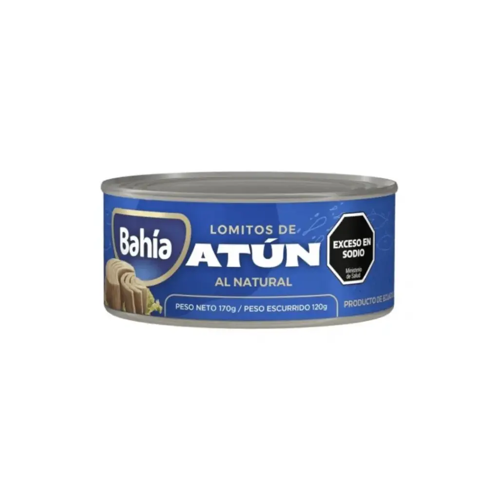 Atun en Lomitos en Agua Bajo Sodio Bahia 170 gr