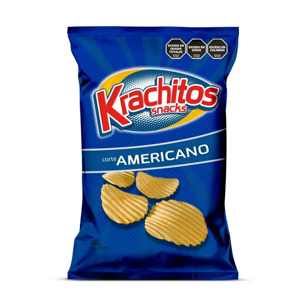 Papas fritas Krachitos corte americano 420 g.