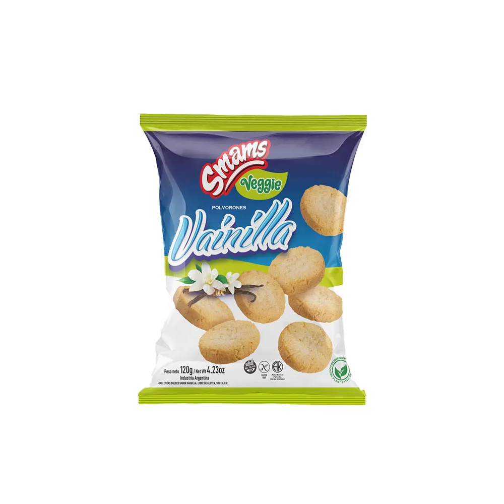 Polvorones Vainilla Veggies 120 Gr Smams