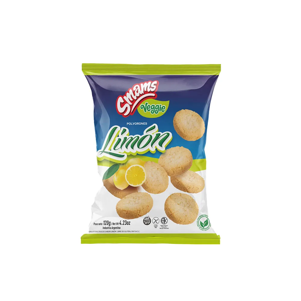 Polvorones Limón Veggies 120 Gr Smams