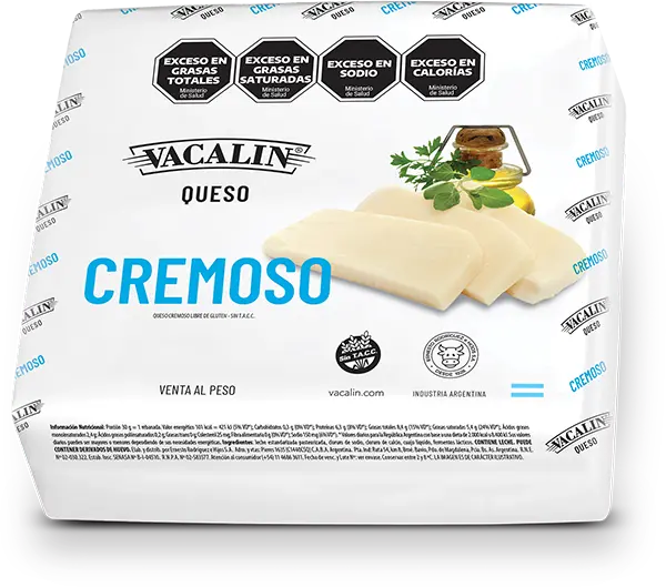 Queso Cremoso Vacalin x Kilo