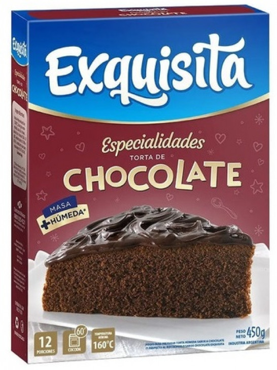 Bizcochuelo Chocolate Exquisita 540 g