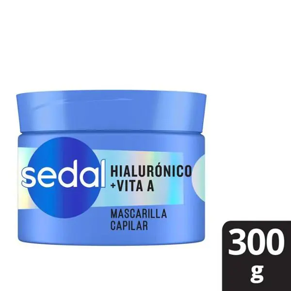 Máscara de tratamiento sedal hialurónico + vitamina a 300grs
