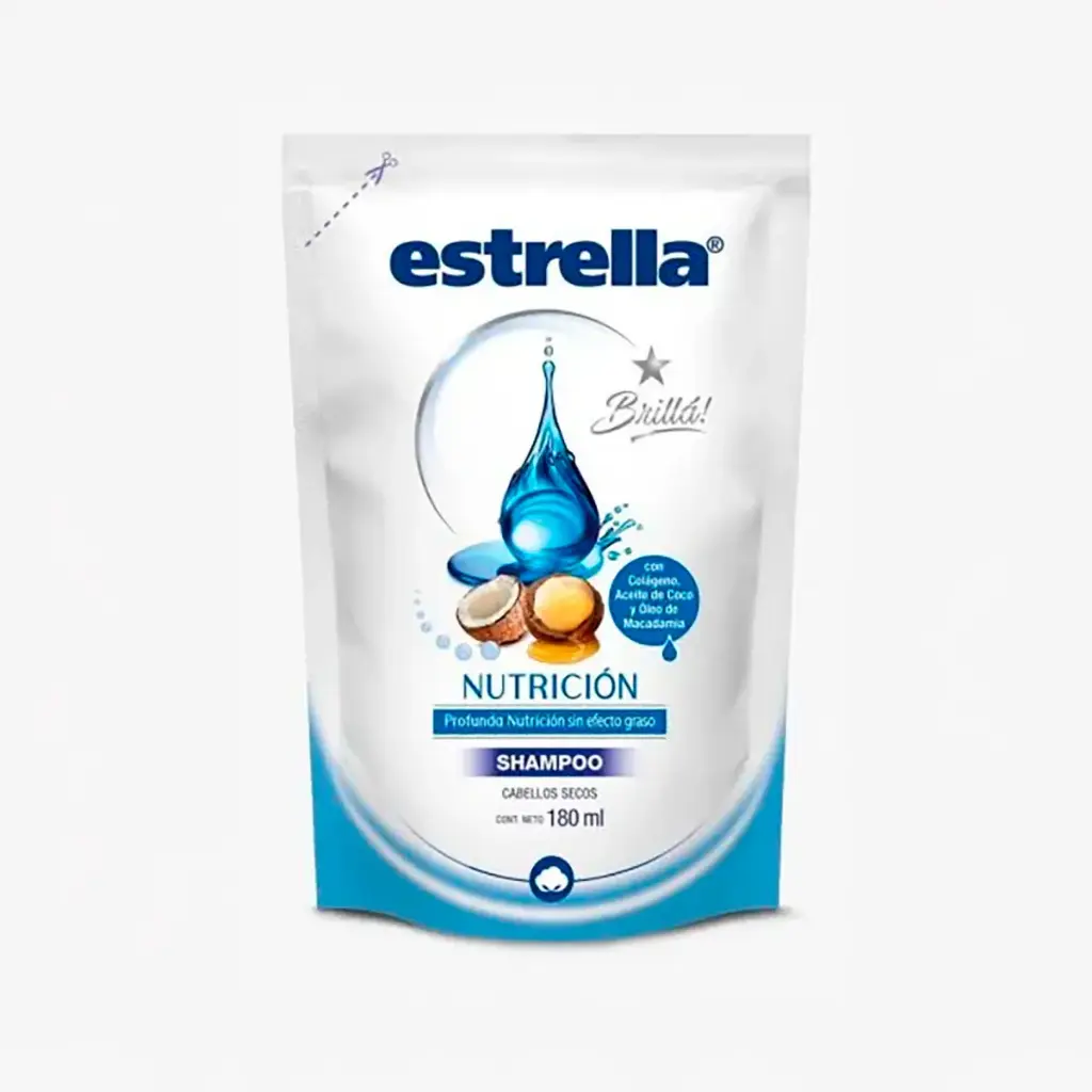 Shampoo Nutrición Dp Estrella 180 ml