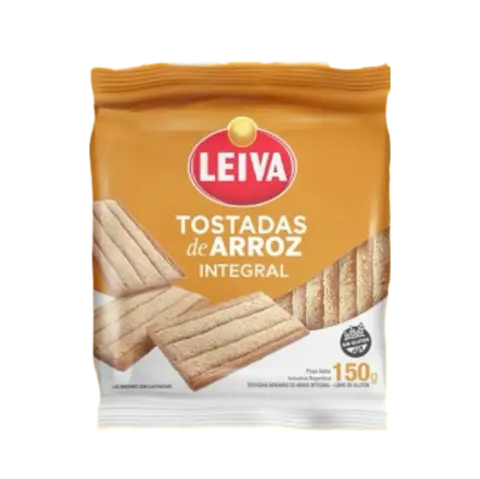 Tostadas de Arroz Integral Leiva