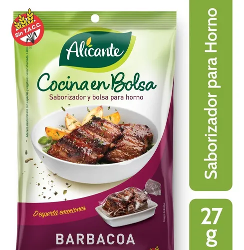 Saborizador y Bolsa para Horno Barbacoa Alicante 27 g