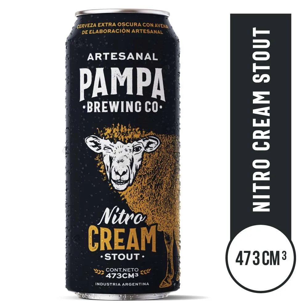 Cerveza Pampa Brewing Cream Stout 473 cc