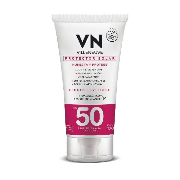 Protector solar villeneuve crema fps 50 120cm3