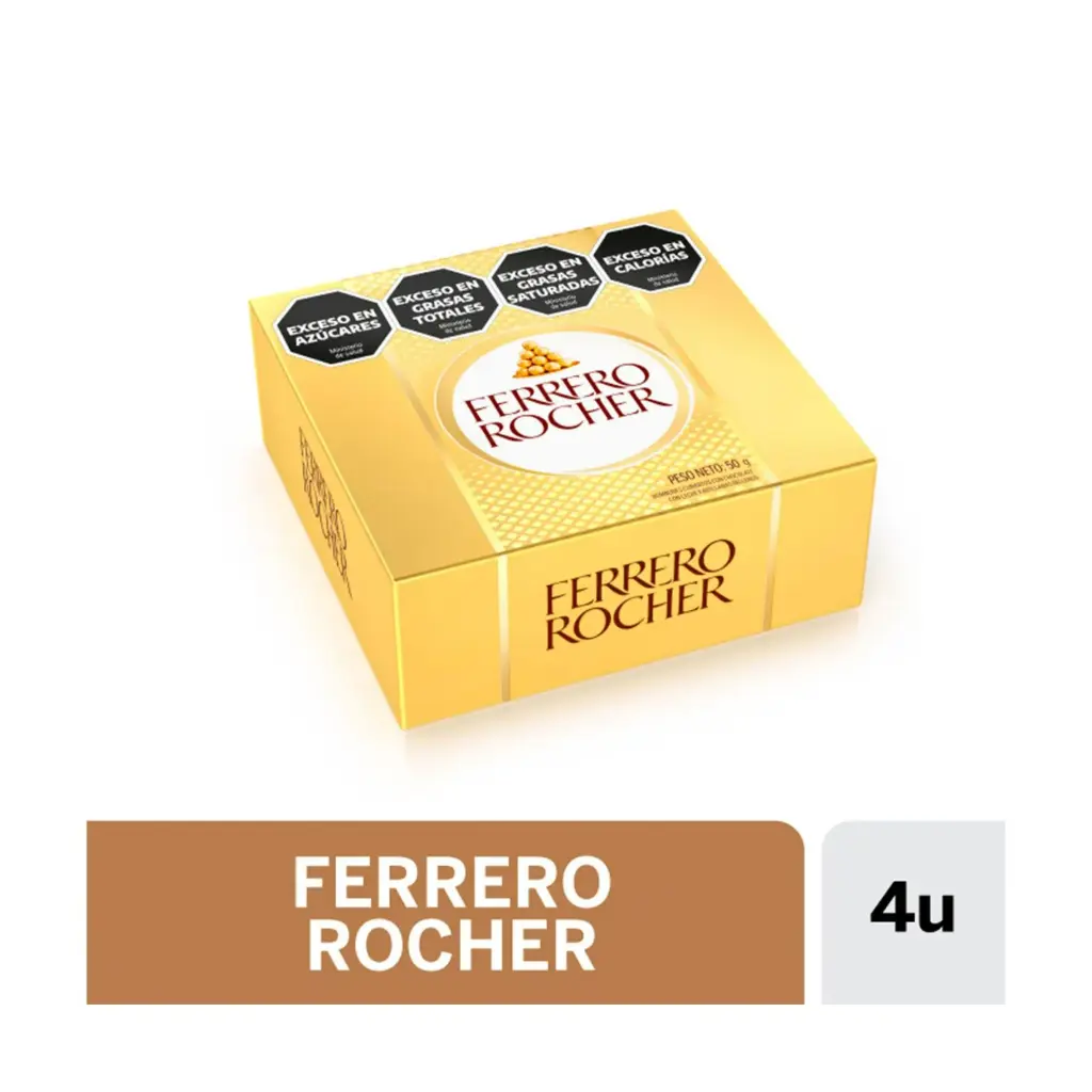 Bombones Ferrero Rocher 4 uni