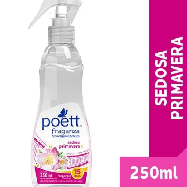 Aromatizante para telas poett sedosa primavera 250cm3