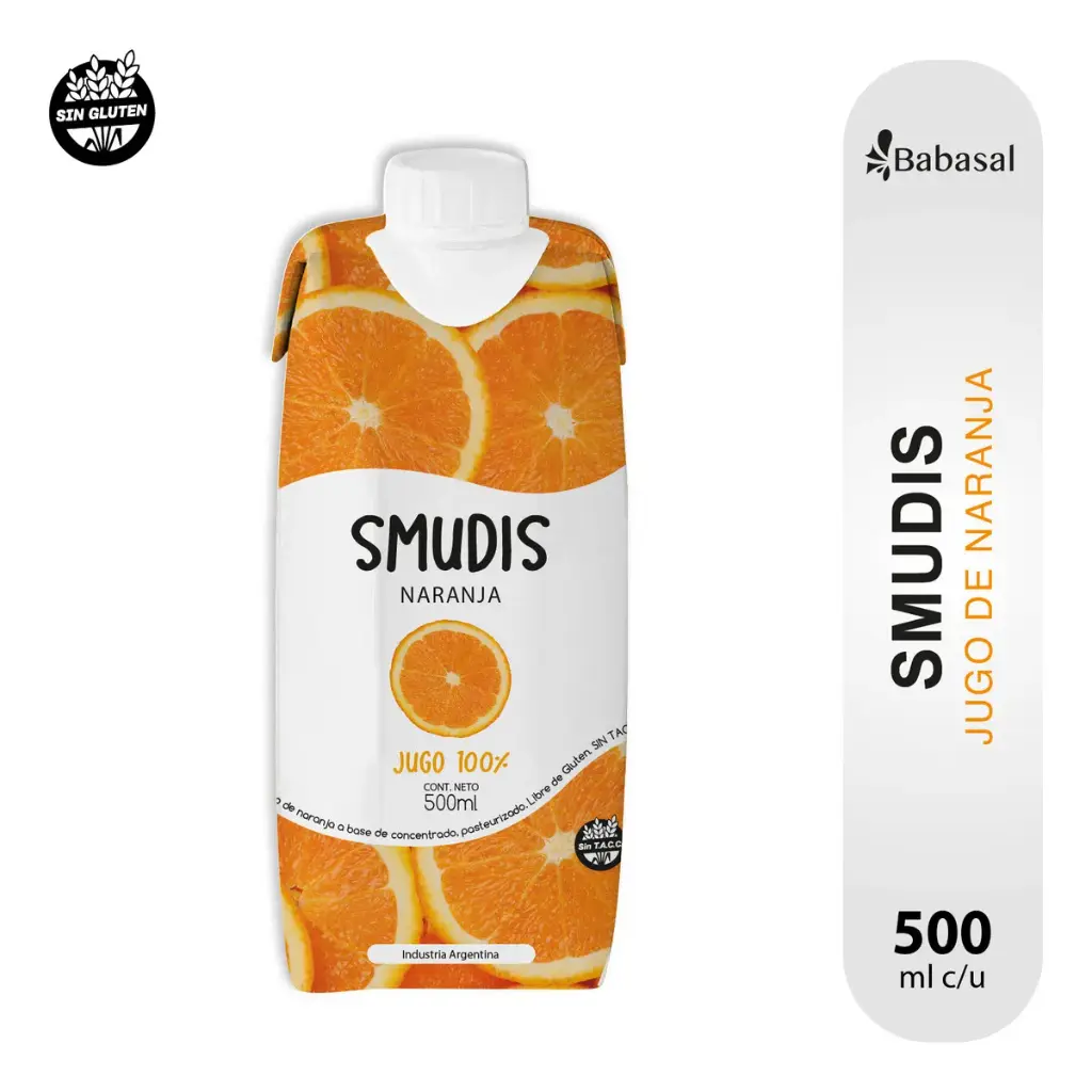 Jugo De Naranja Smudis 500 cc