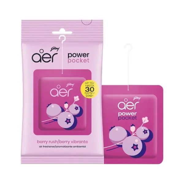 Aromatizante aer power pocket berry vibrante 10 g