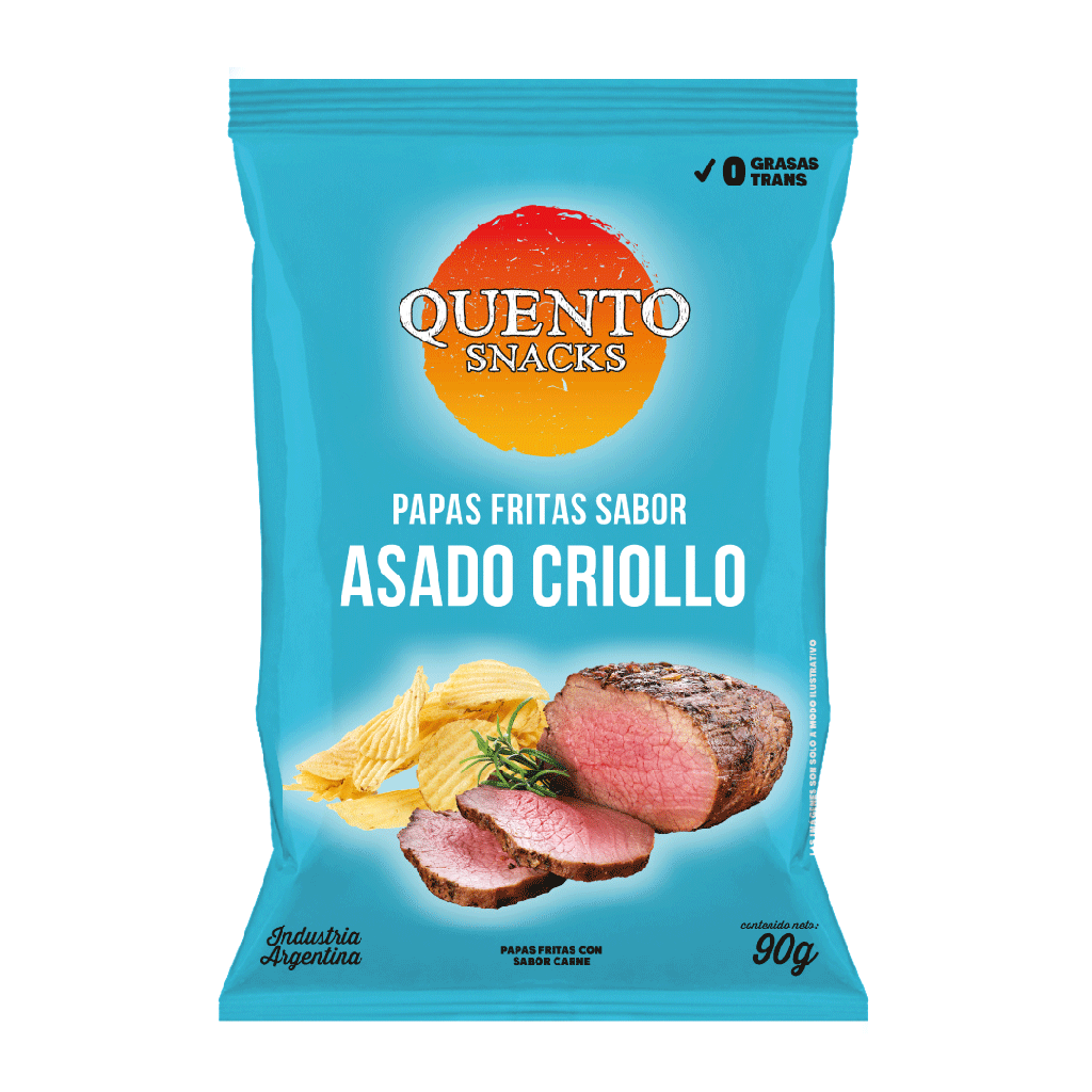 Snack Papas Fritas Asado Criollo Quento 82 g