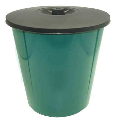 Cesto de Residuo Con Tapa Plana Colores 12 l