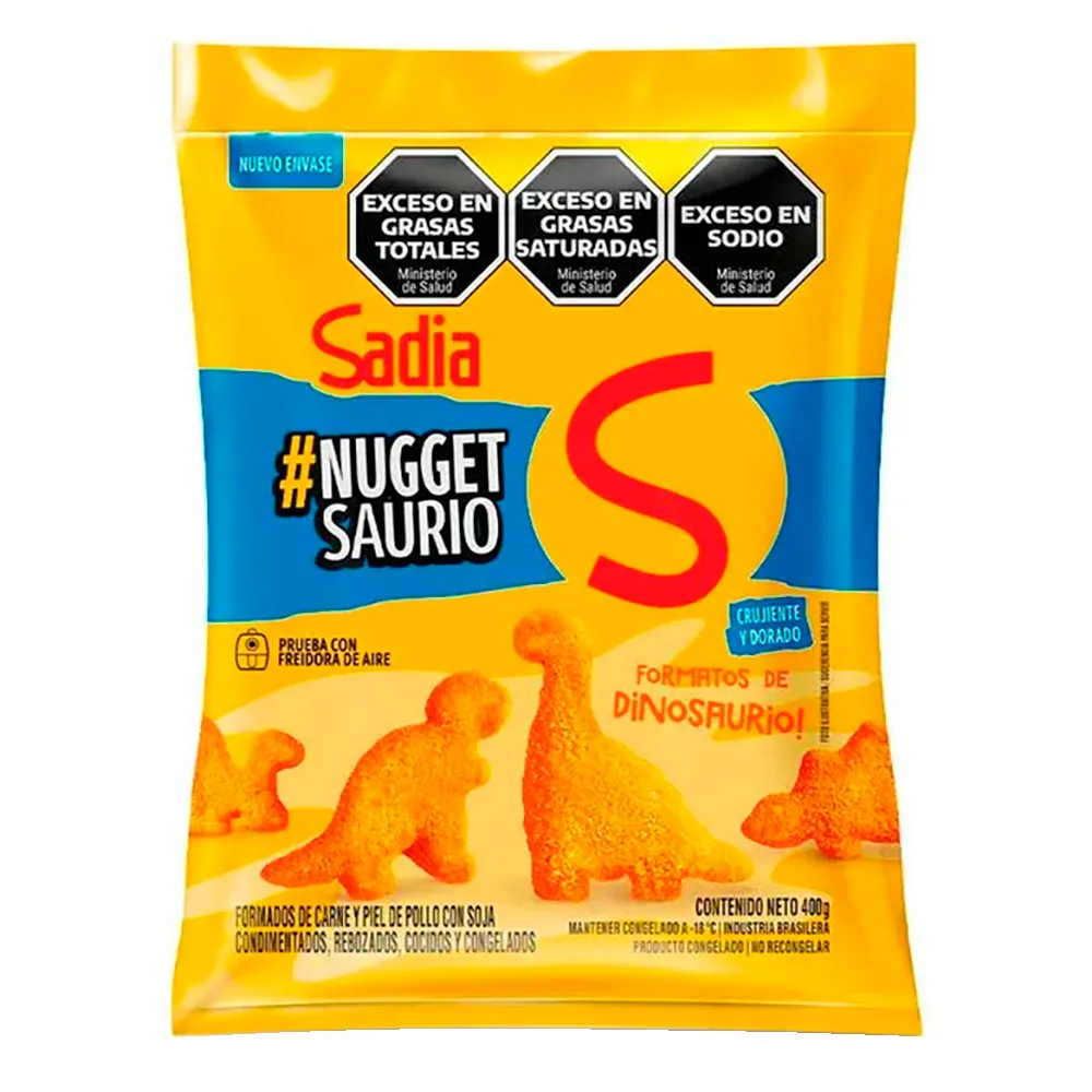 Nuggets de Pollo Nuggetsaurio Sadia 400 g
