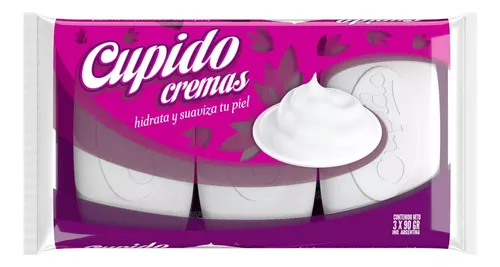 Jabón De Tocador Cupido Cremoso 3u