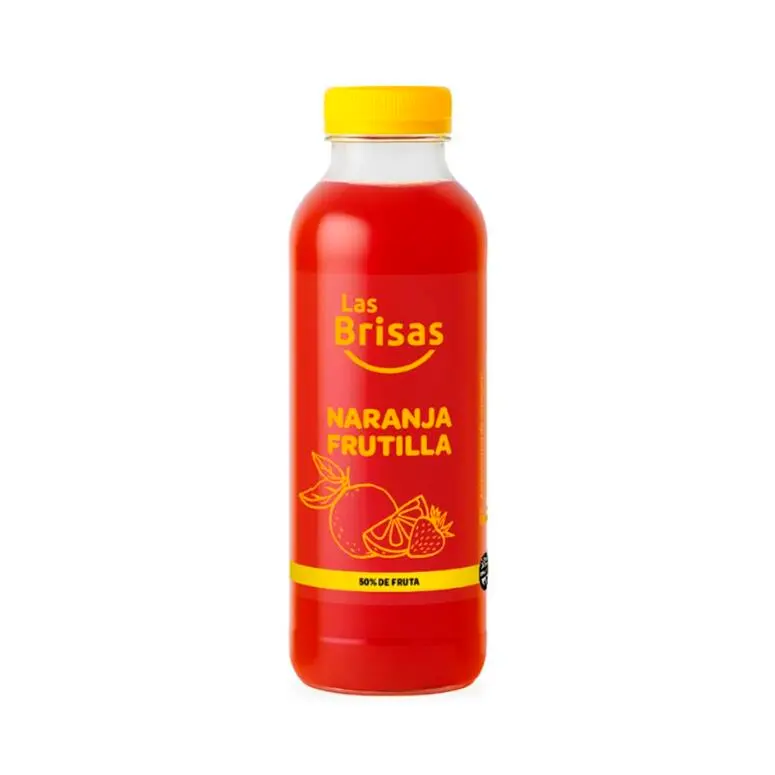 Jugo Organico Naranja y Frutilla Las Brisas 500 ml