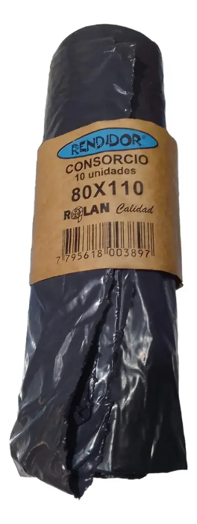 Bolsa de Residuos Rollo Rendidor Rolan 80cm x 110cm
