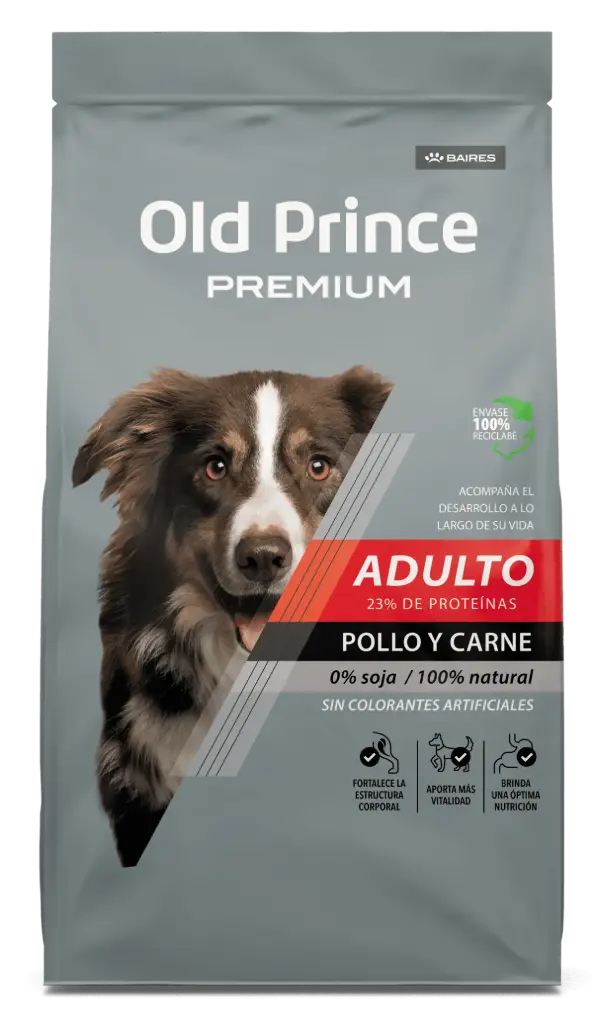 Alimento Pollo y Carne Premium Adulto Old Prince Suelto
