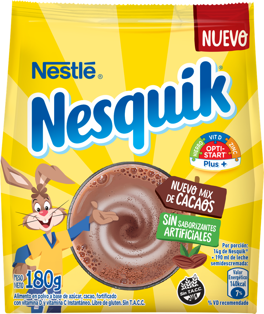 Nesquik Original Chocolate En Polvo 180g