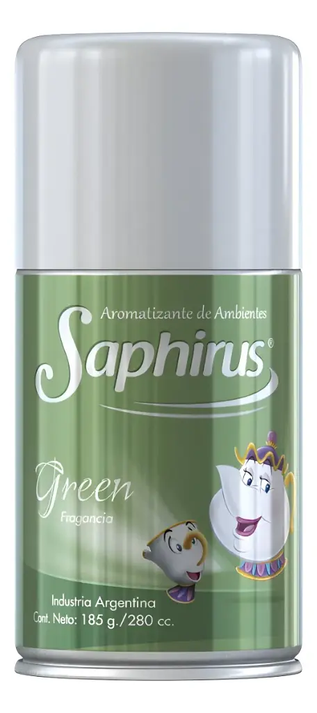 Aromatizante de Ambientes Green Spray Saphirus 185 g
