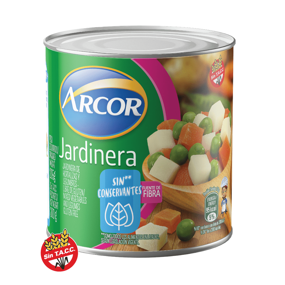 Jardinera En Lata Arcor 300g