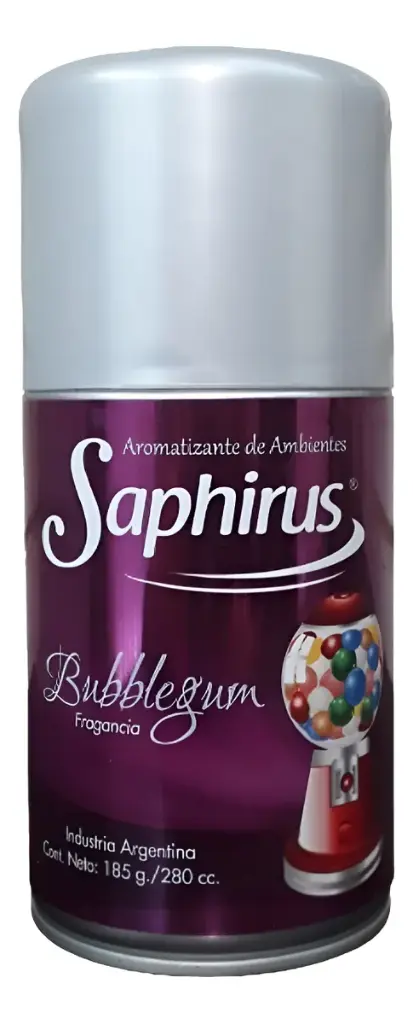 Aromatizante de Ambientes Bubblegum Spray Saphirus 185 g