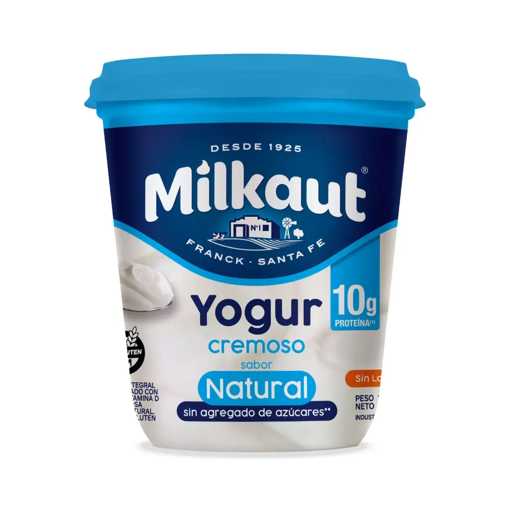 Yogur Entero Natural Cremoso Milkaut 300 g