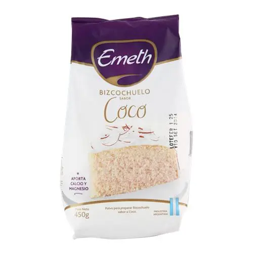 Bizcochuelo Coco Emeth 450 g
