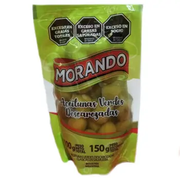 Aceitunas Verdes Descarozadas Morando 150 g