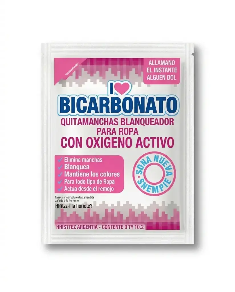 Quitamanchas Bicarbonato Linea Lavado I love 50 g 