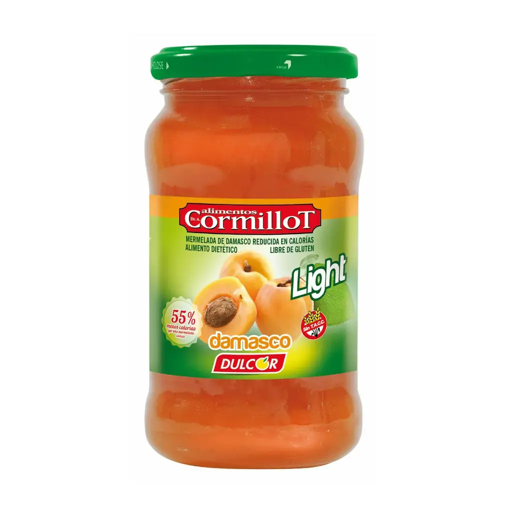 Mermelada Dr. Cormillot de damasco light frasco 390
